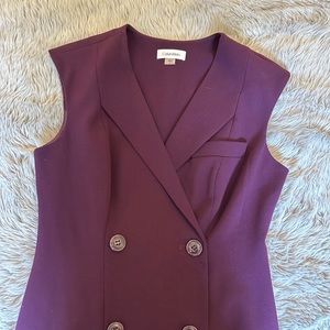 Plum Calvin Klein Suit Dress